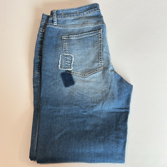 Jag Jeans - 10, relaxed boyfriend, deconstructed jeans, patchwork‎ - Picture 2 of 11